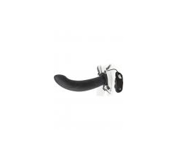   Fetish Fantasy Elite Vibrating 10 Inch Hollow Strap On Black  